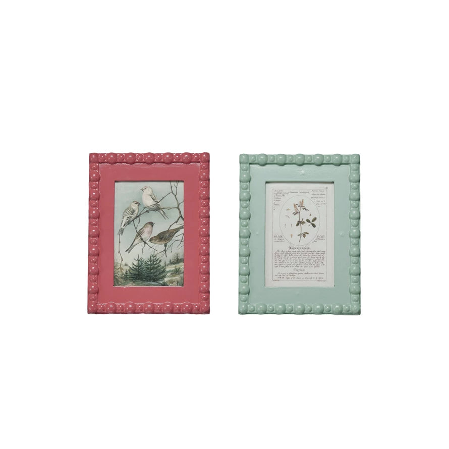 Vintage Hobnail 4x6 Frame