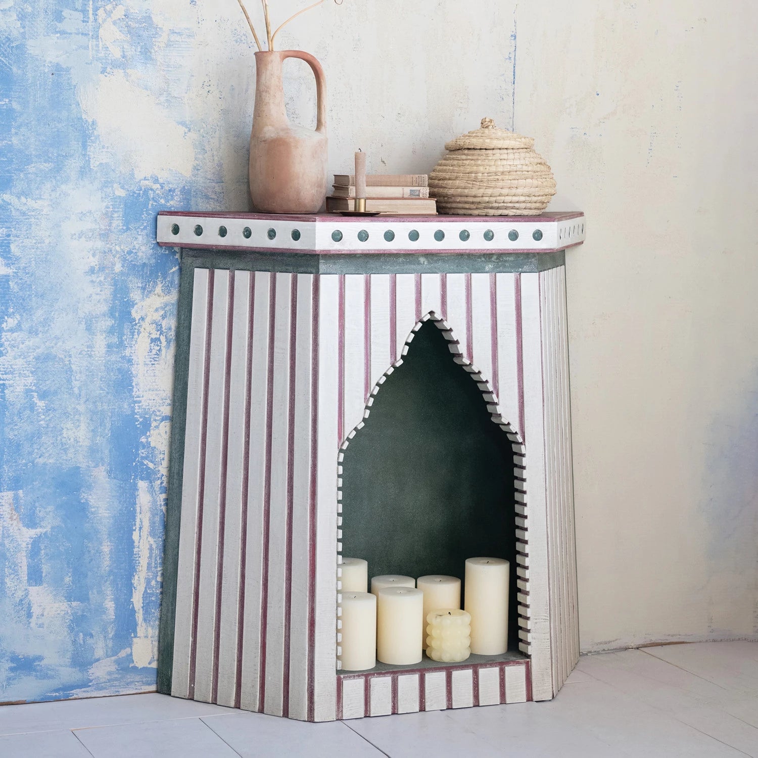 Painted Fireplace Mantel