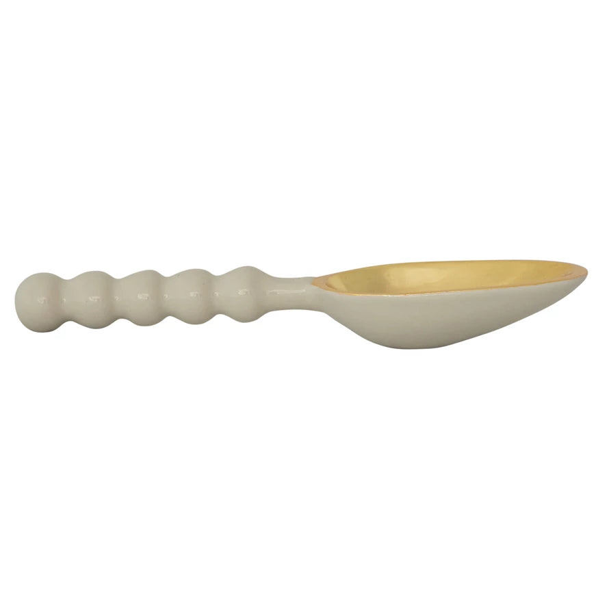 Mint/Gold Scoop w/ Ball Handle