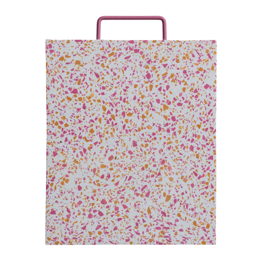 Pink Terrazzo Cutting Board