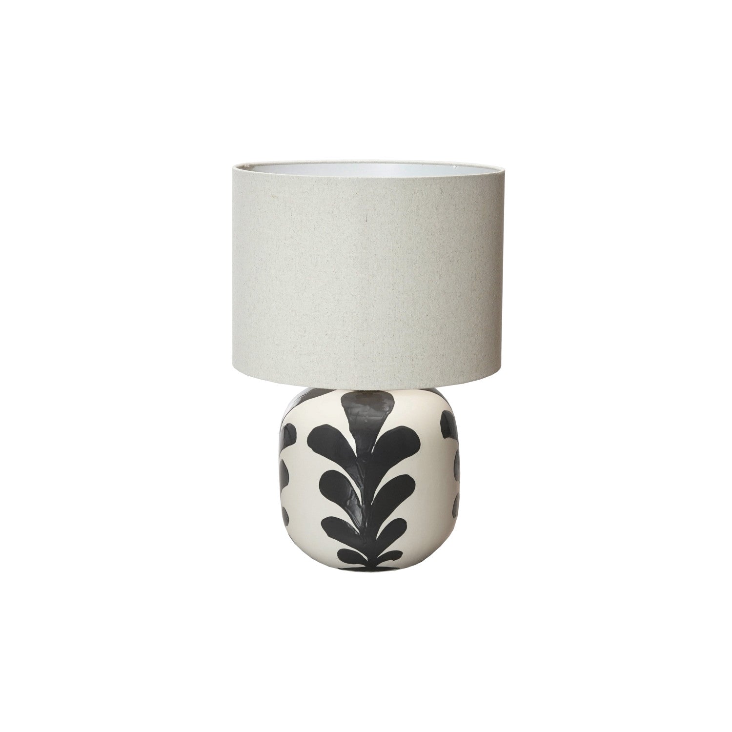 Blk&Wht Abstract Table Lamp