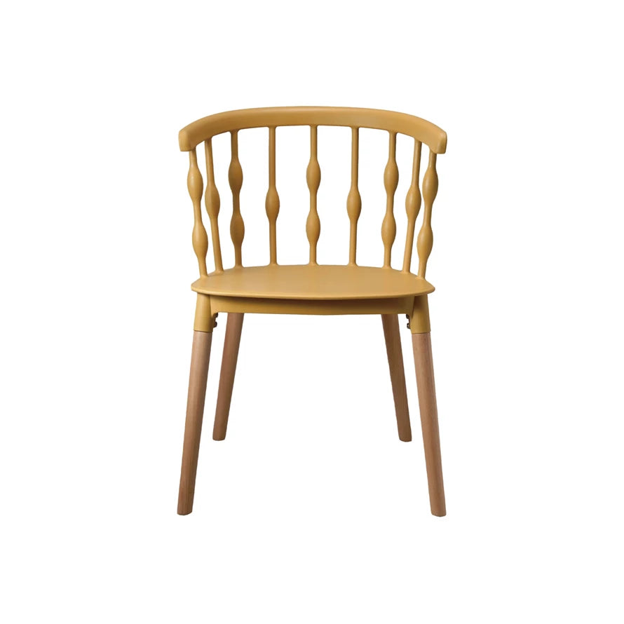 Spindle Back Dining Chair, Yel