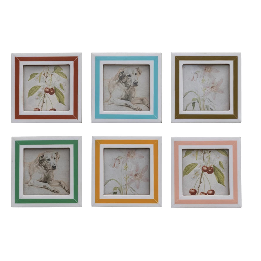 3x3 Frame Magnet,Inlaid Stripe