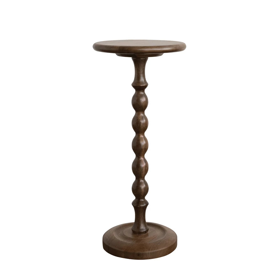 Martini Table, Walnut/Turned