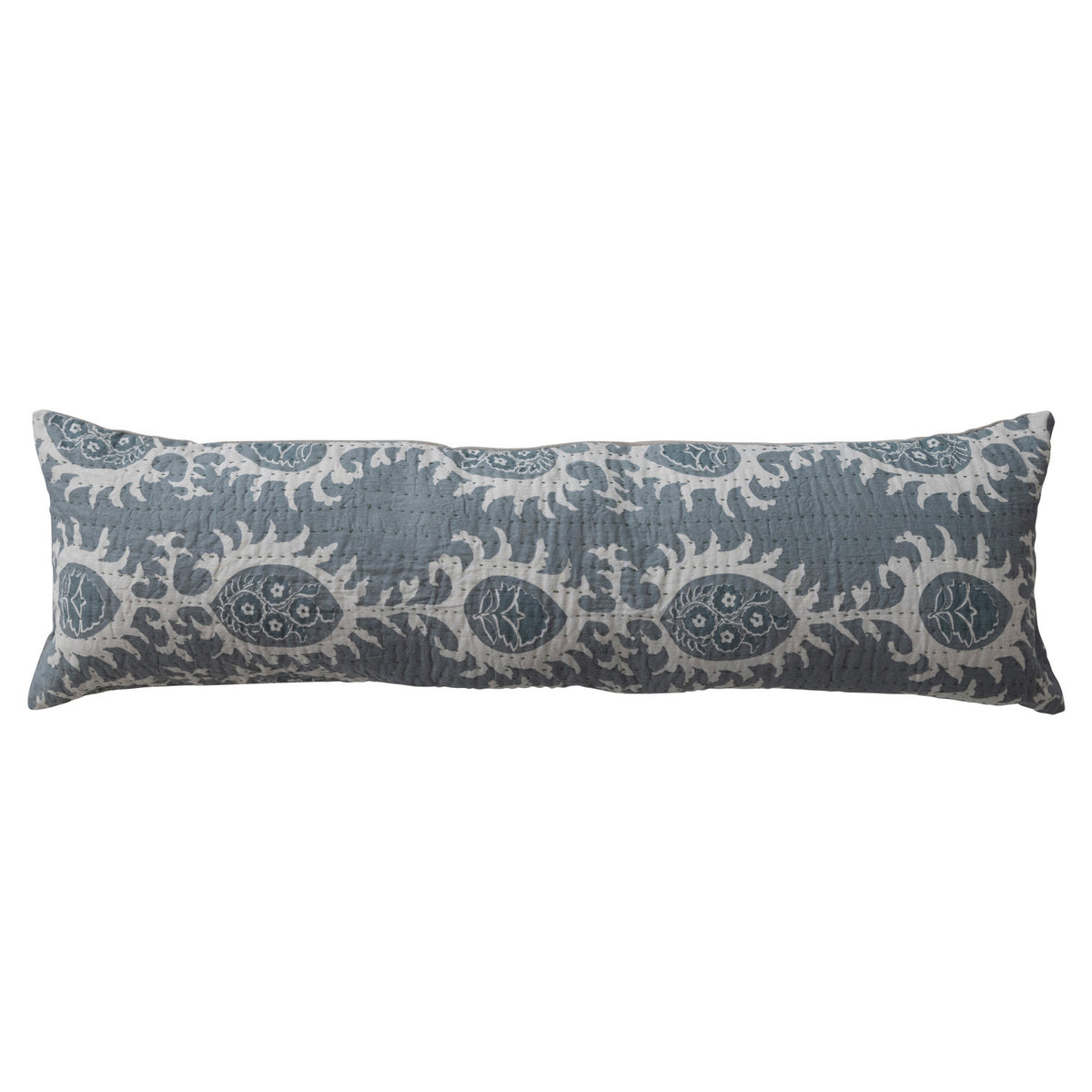 36x10 Kantha Stitch Pillow