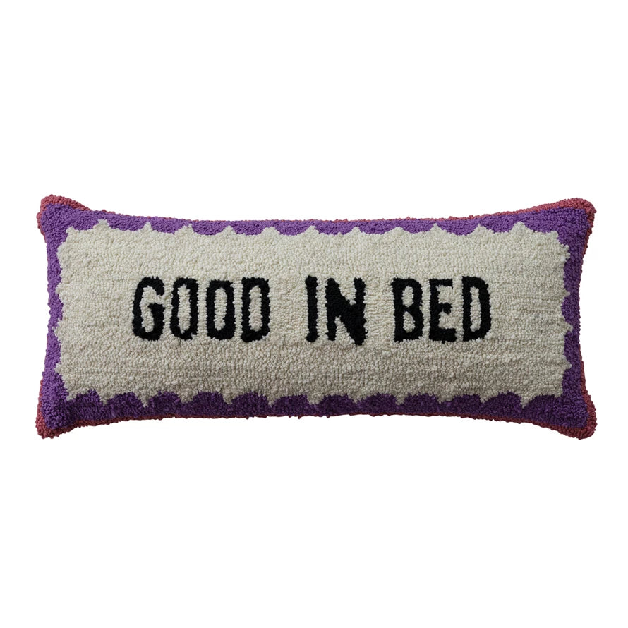 'Good in Bed' Pillow