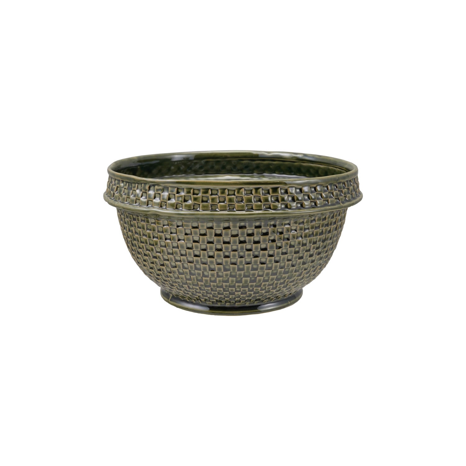 Herbalist Weave Bowl, Green