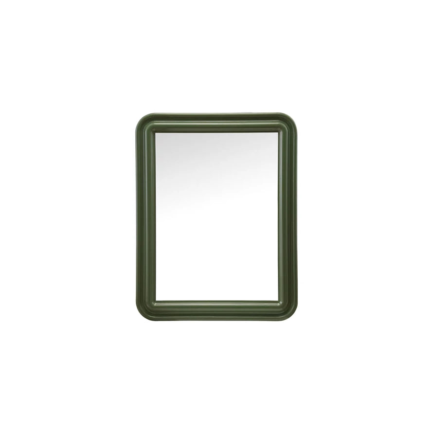 Botanist Mirror, 28x36 Green