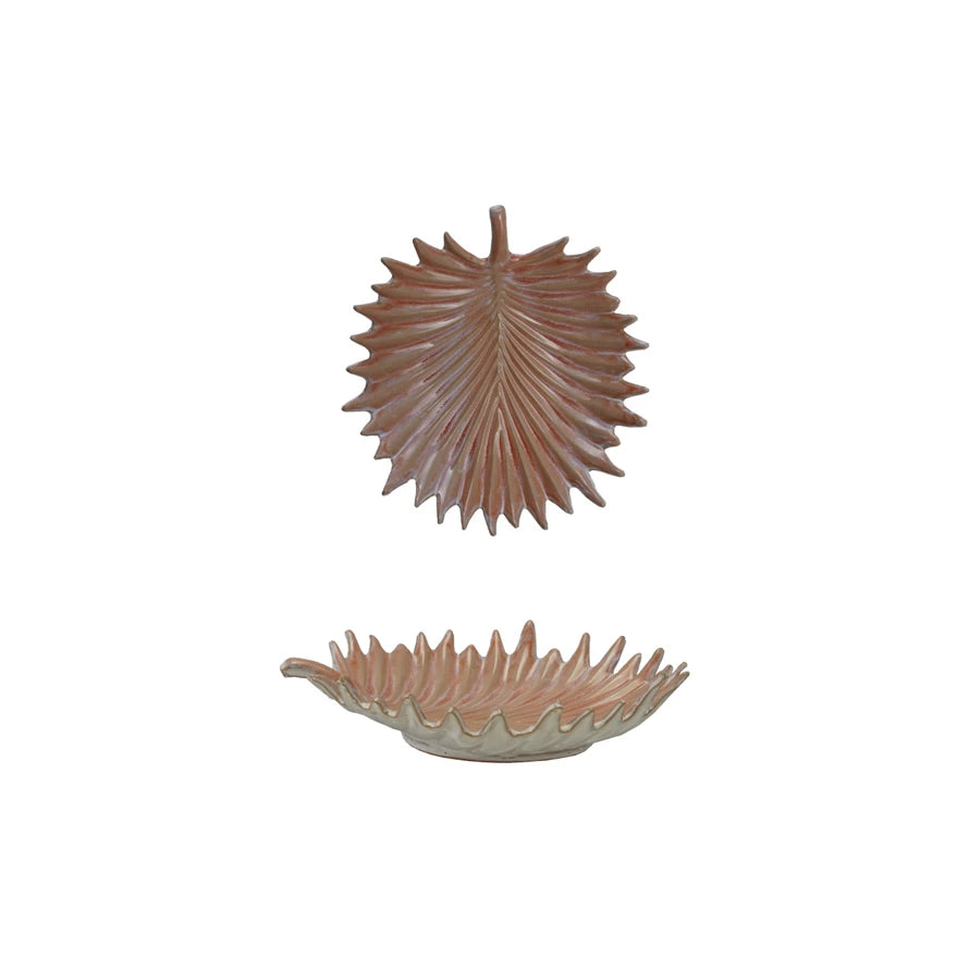 Palm Frond Shaped Bowl