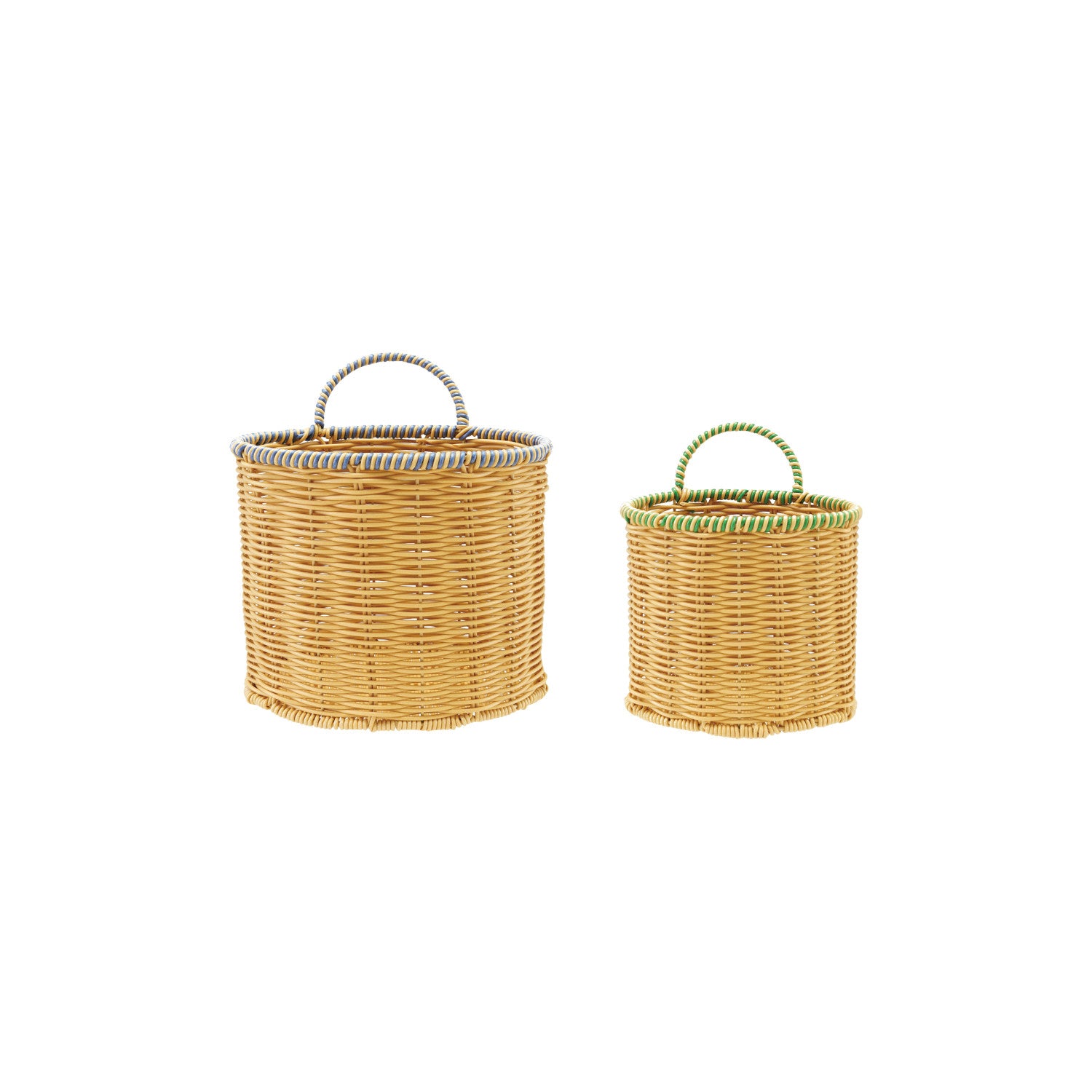 Color Edge Woven Basket