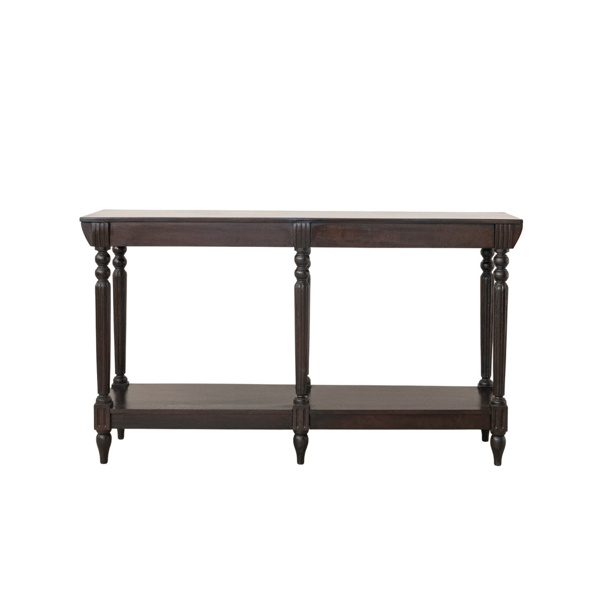 Walnut Console Table, 60x34x14