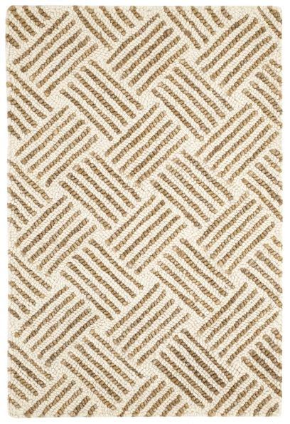 Layers Ochre Wool Rug 5x8