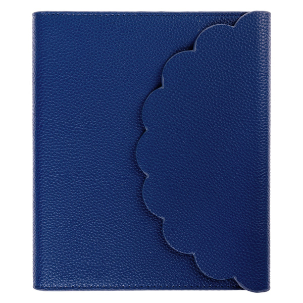 Blue Leather Wrap Journal