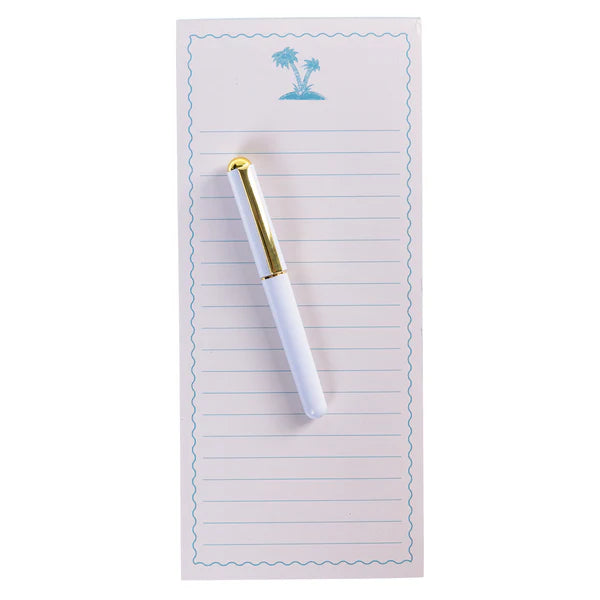 Palms Magnetic Notepad w/Pen