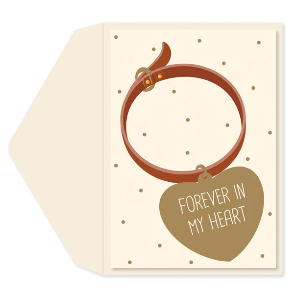 Pet Tag Sympathy Card