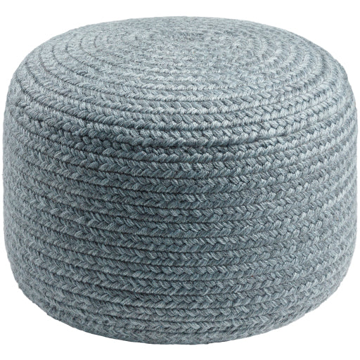 Entwined Charcoal Pouf