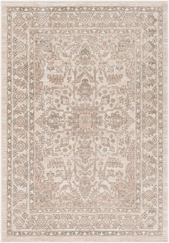 Rafetus Rug, Tan/Wht - 8x10