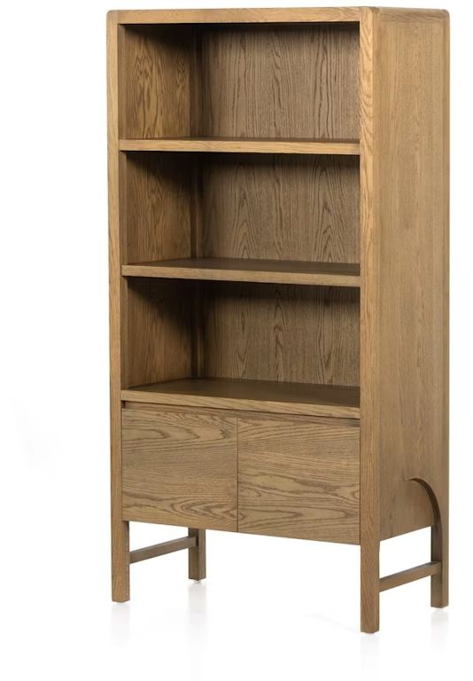 Jeanne Bookcase - Drifted Oak