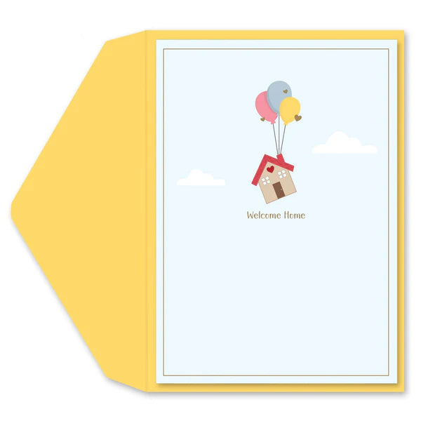 Welcome Home Balloon Card