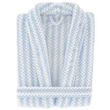 Bubble Stripe Robe - Soft Blue