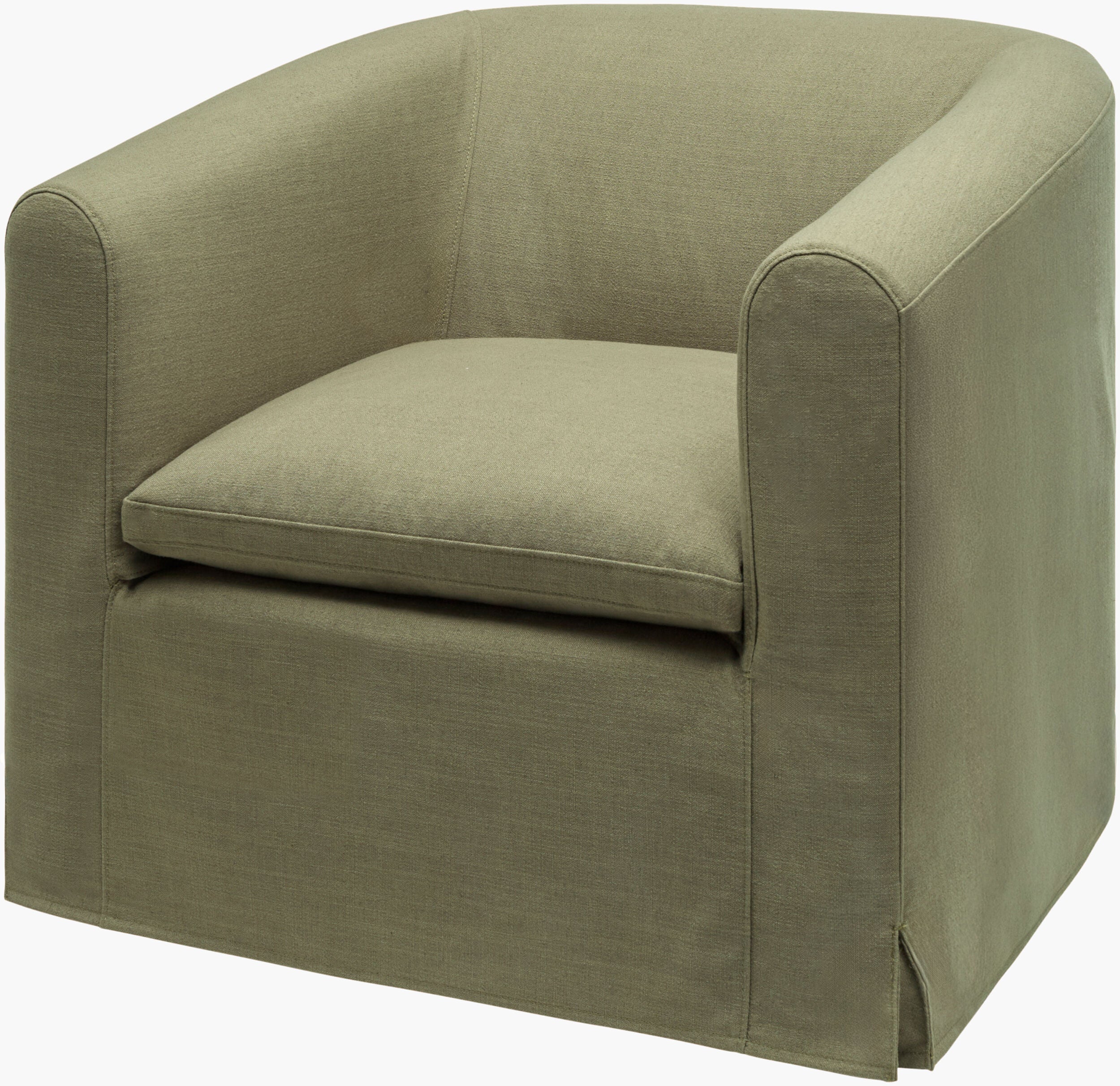 Lindy Swivel Chair, Olive