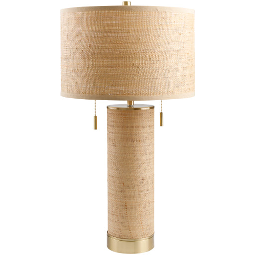 28" Livonia Rattan Table Lamp