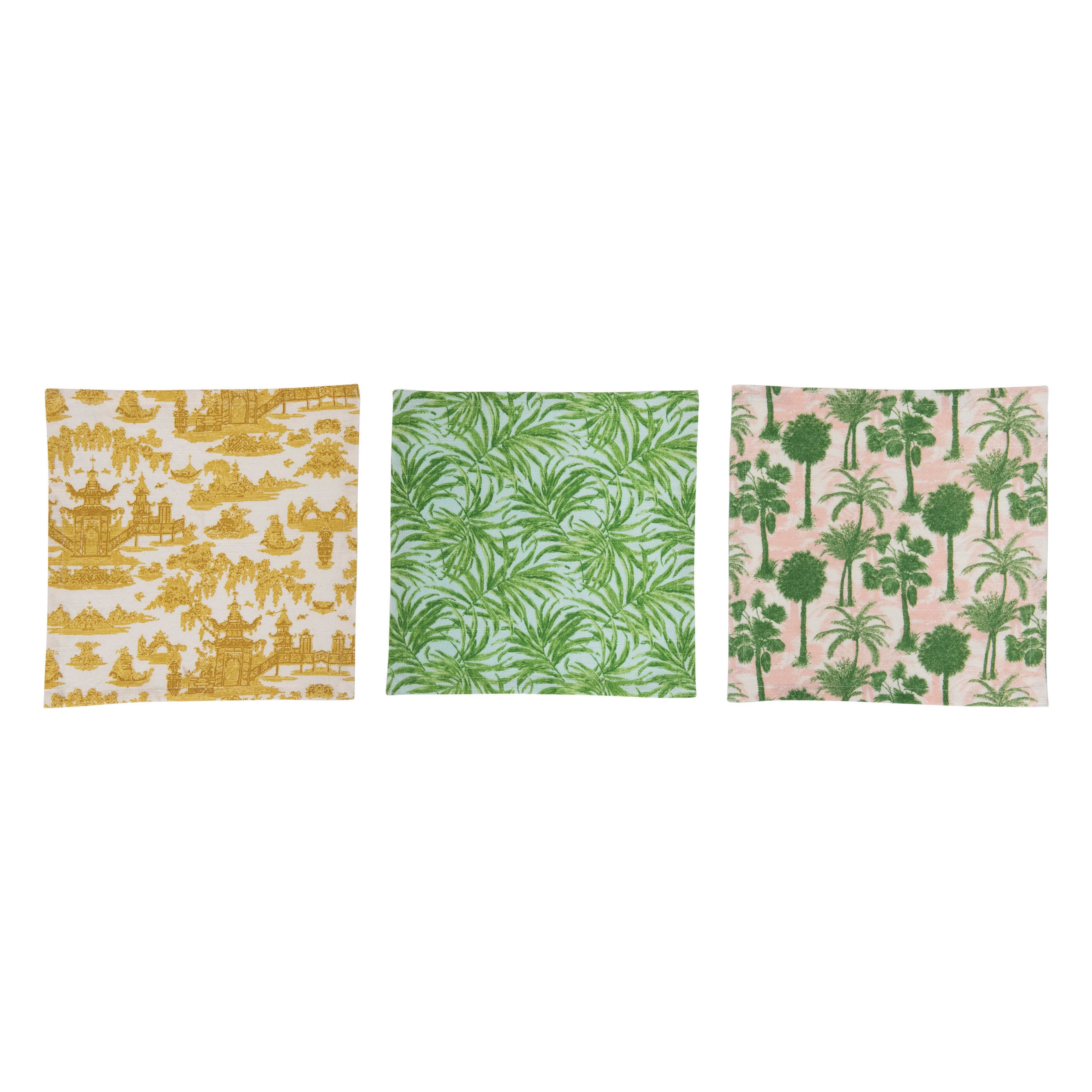 Cotton Printed Cocktail Napkin