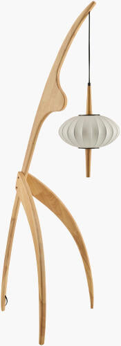 Niamey Floor Lamp, Cream