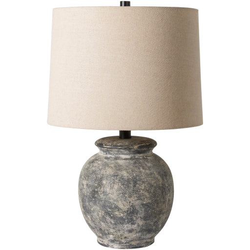 Aponi Gray Table Lamp