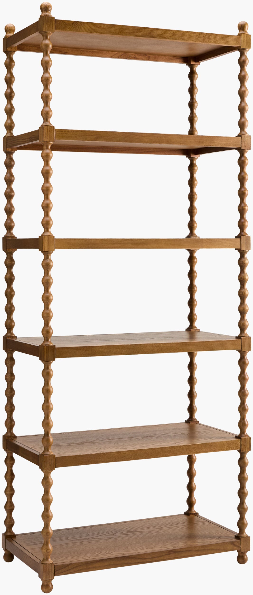 Roslyn Bookcase, Brown/Tall