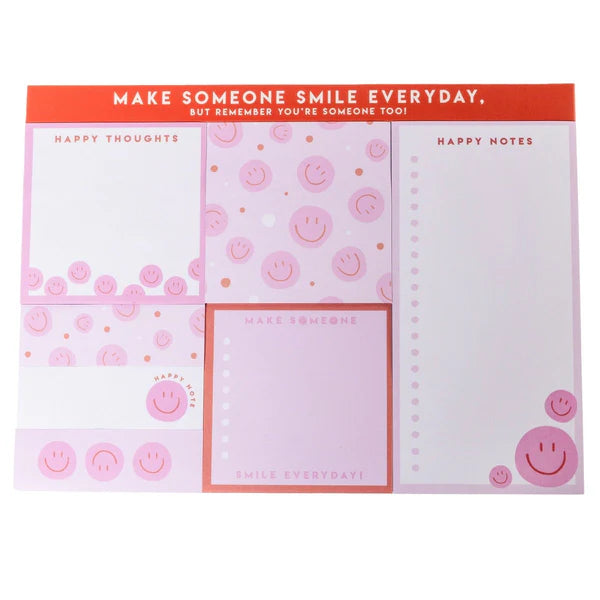 Smiley Face Sticky Note Set