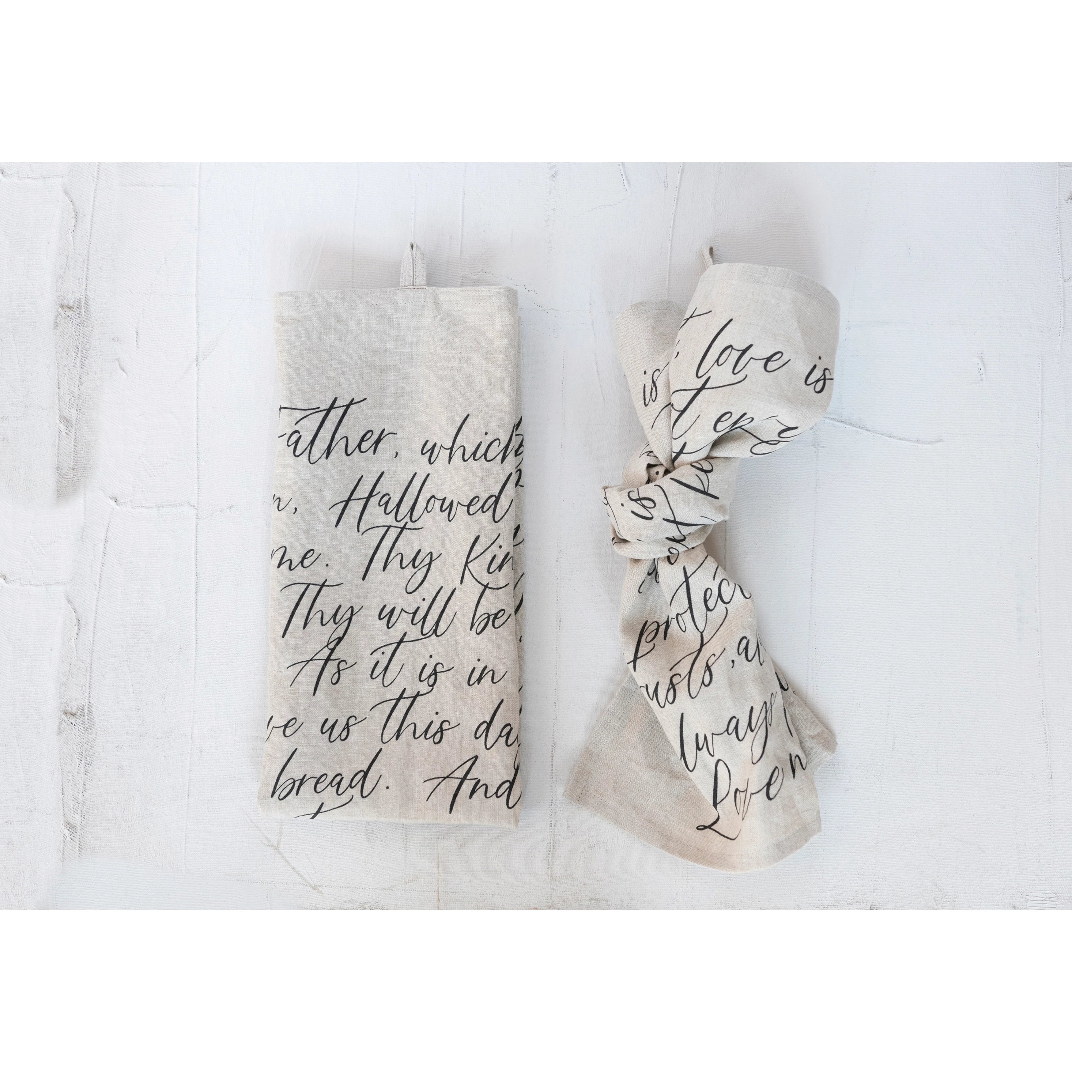 Love Is.. Linen Tea Towel