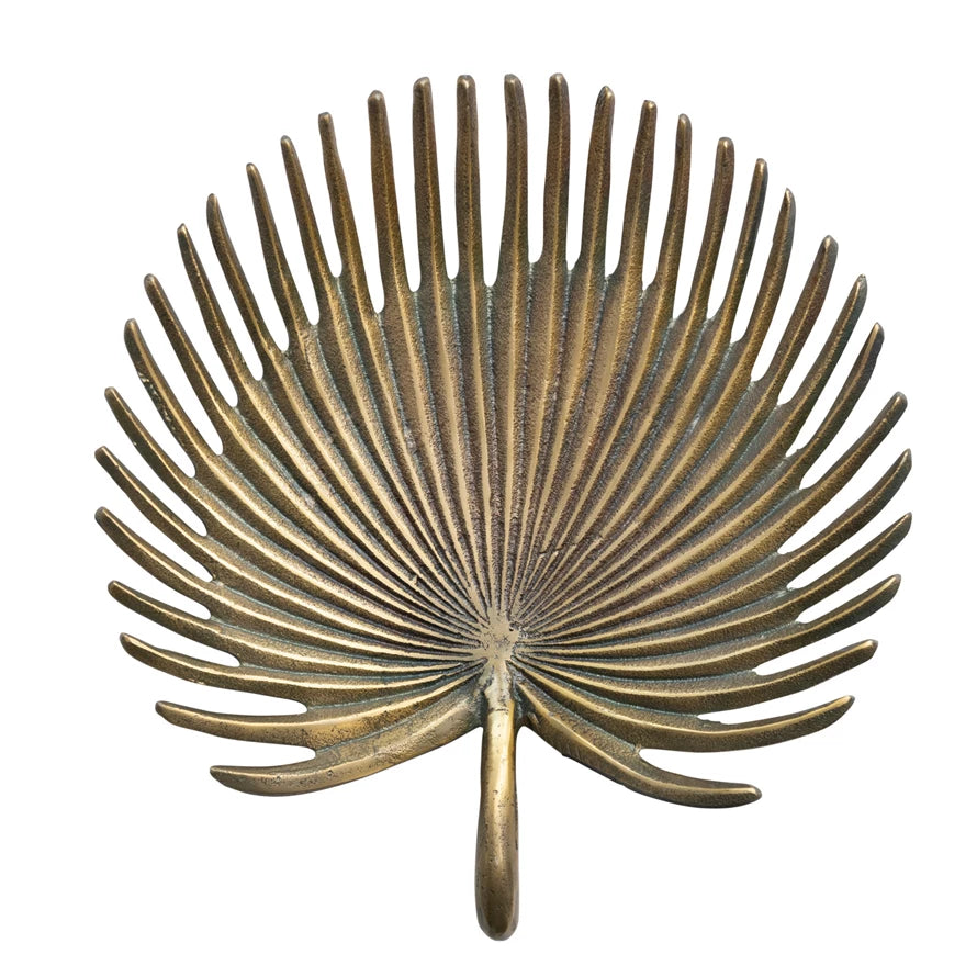 Cast Alum Palm Frond Tray