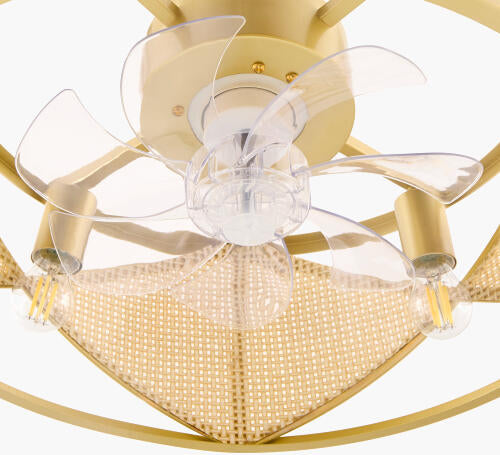 Windora Chandelier with a Fan