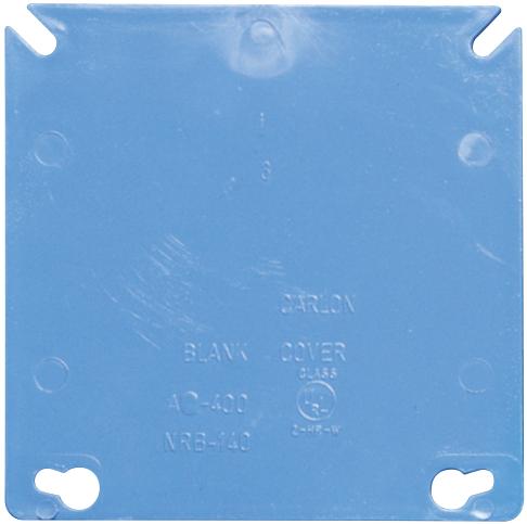 4" PVC Square Blank Cover