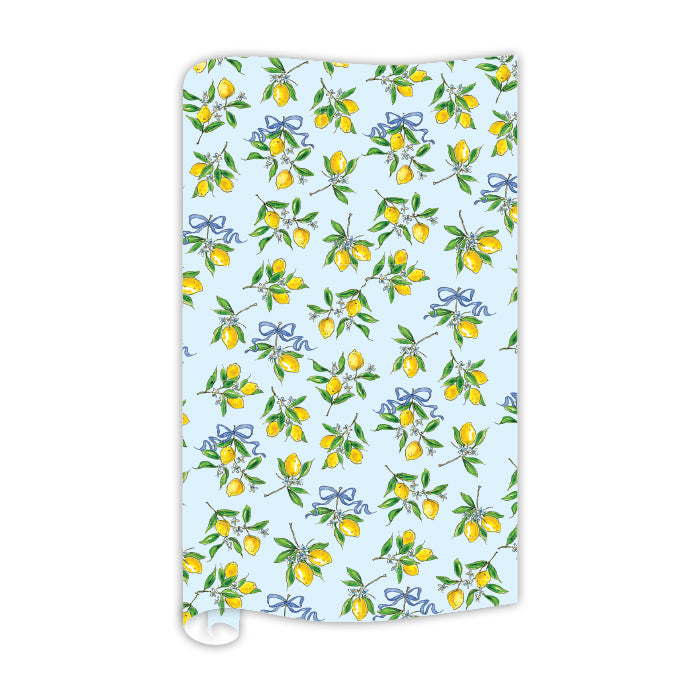 Lemon Sprigs & Bows Paper
