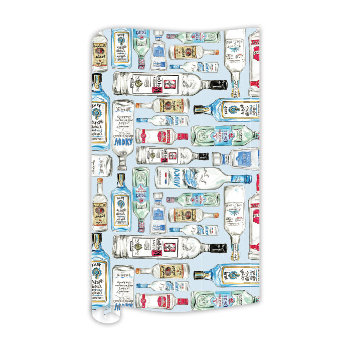 Liquor Bottles Wrapping Paper