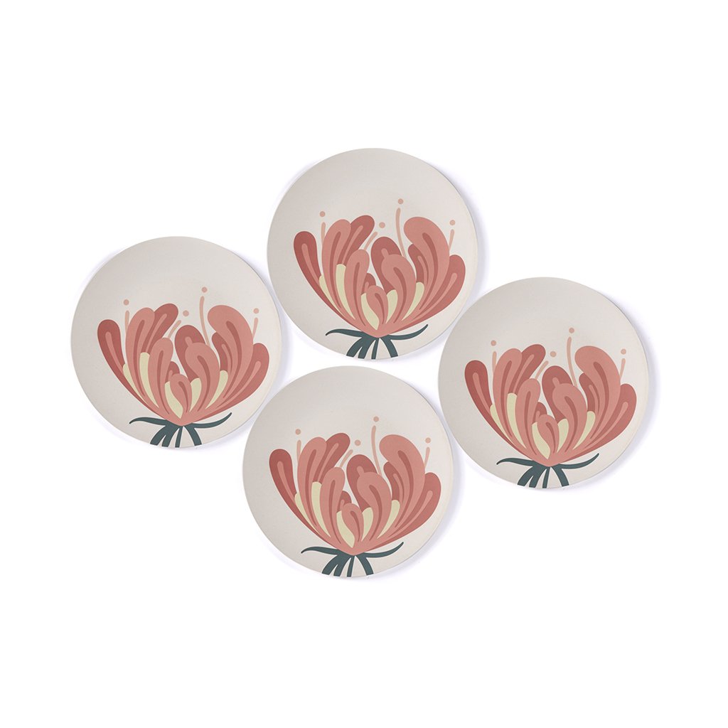 Ainsley Flower Plate - Pink