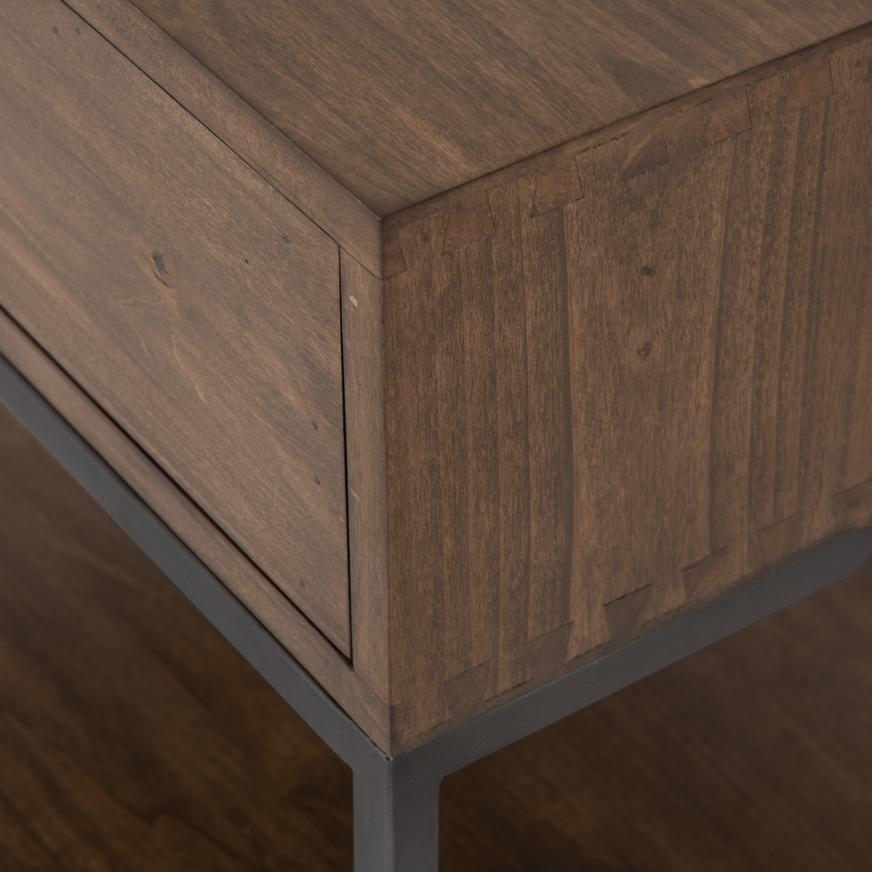 Trey Nightstand -Auburn Poplar