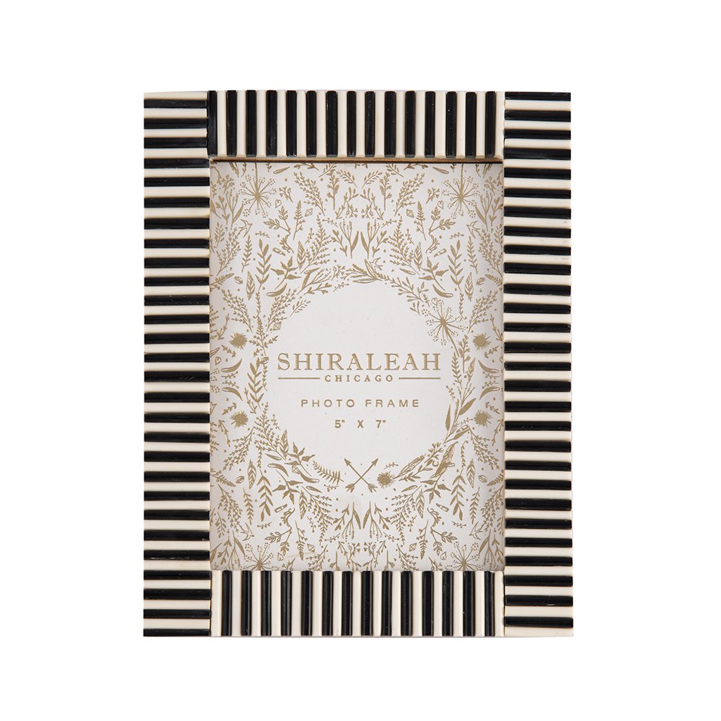 Paris Striped Black Frame - Multiple Sizes