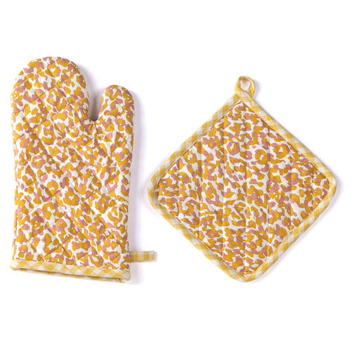 Nora Pot Holder & Mits - Multi