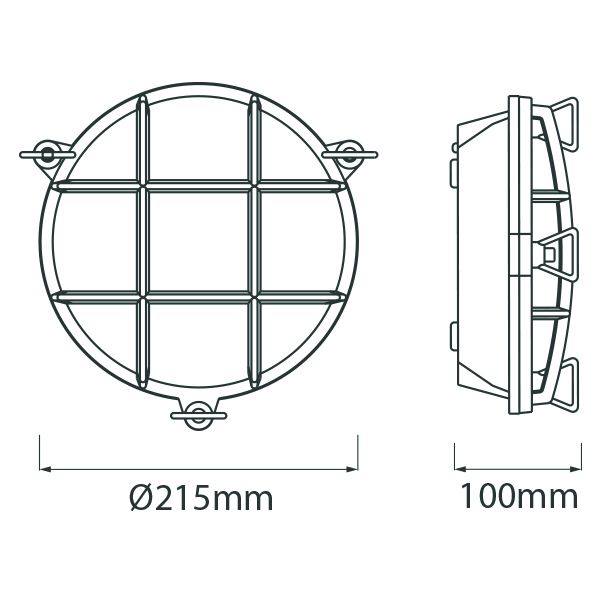 Large Round Bulkhead