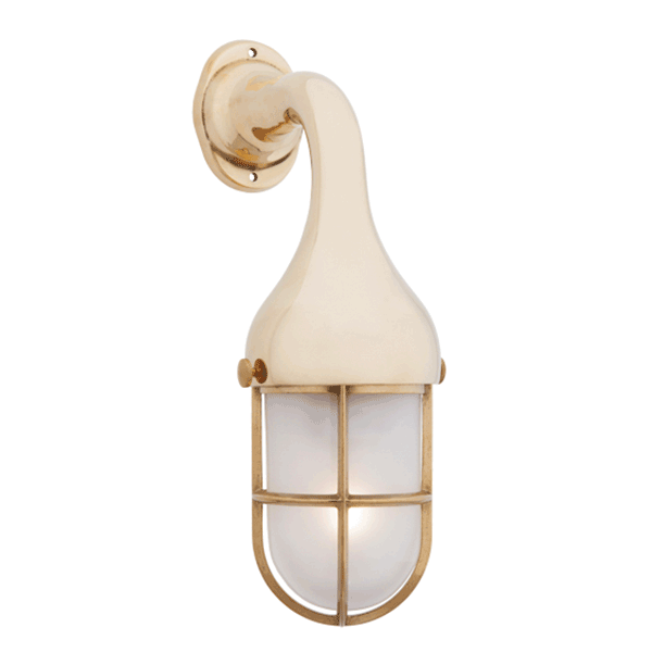 Side Arm Wall Light w/ Grill