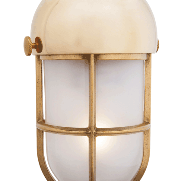 Side Arm Wall Light w/ Grill