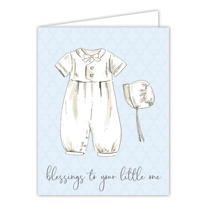 Blessings To Your Little One Blue Card