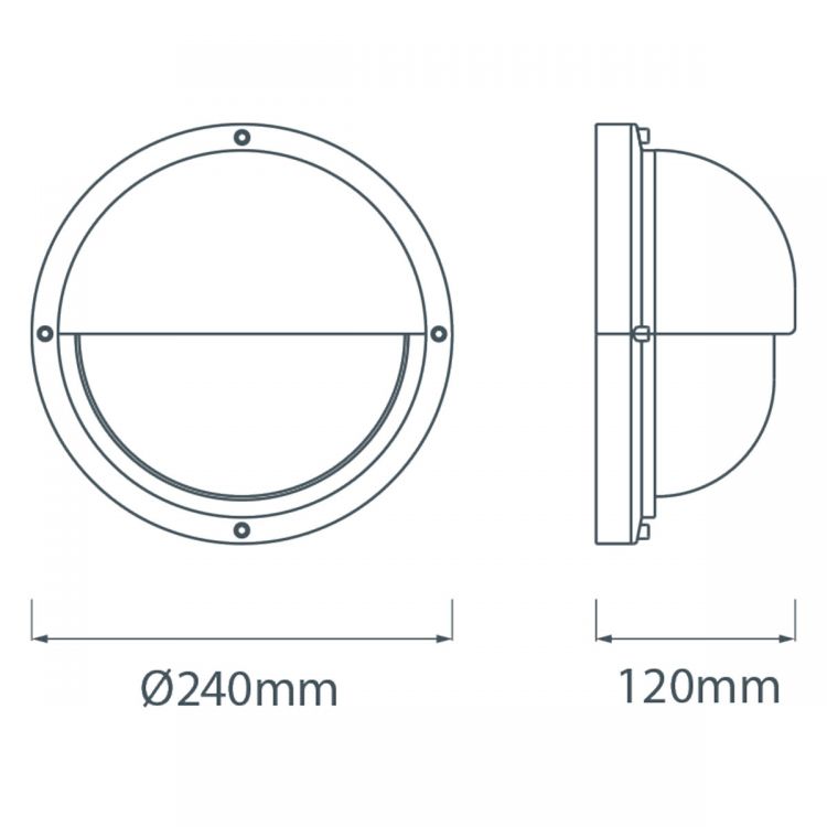 Round Bulkhead w/ Eyelid