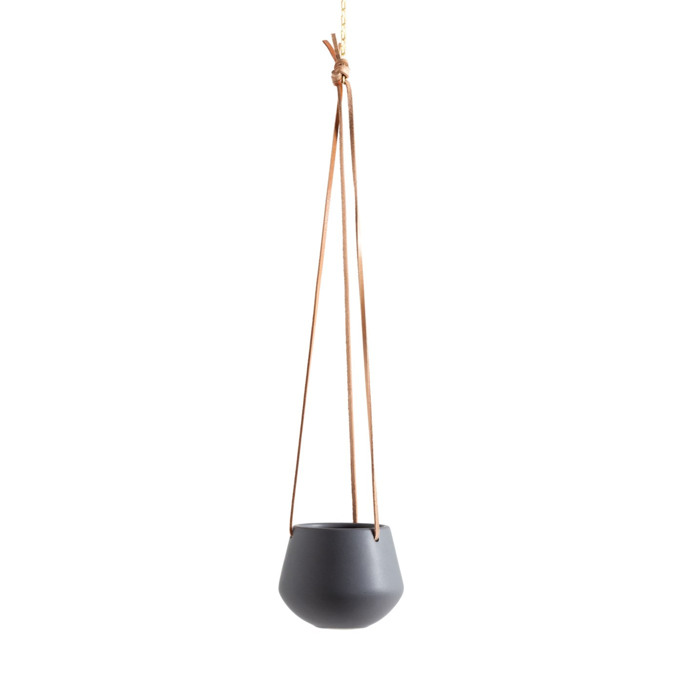 Small Ashbury Hanging Planter - Grey
