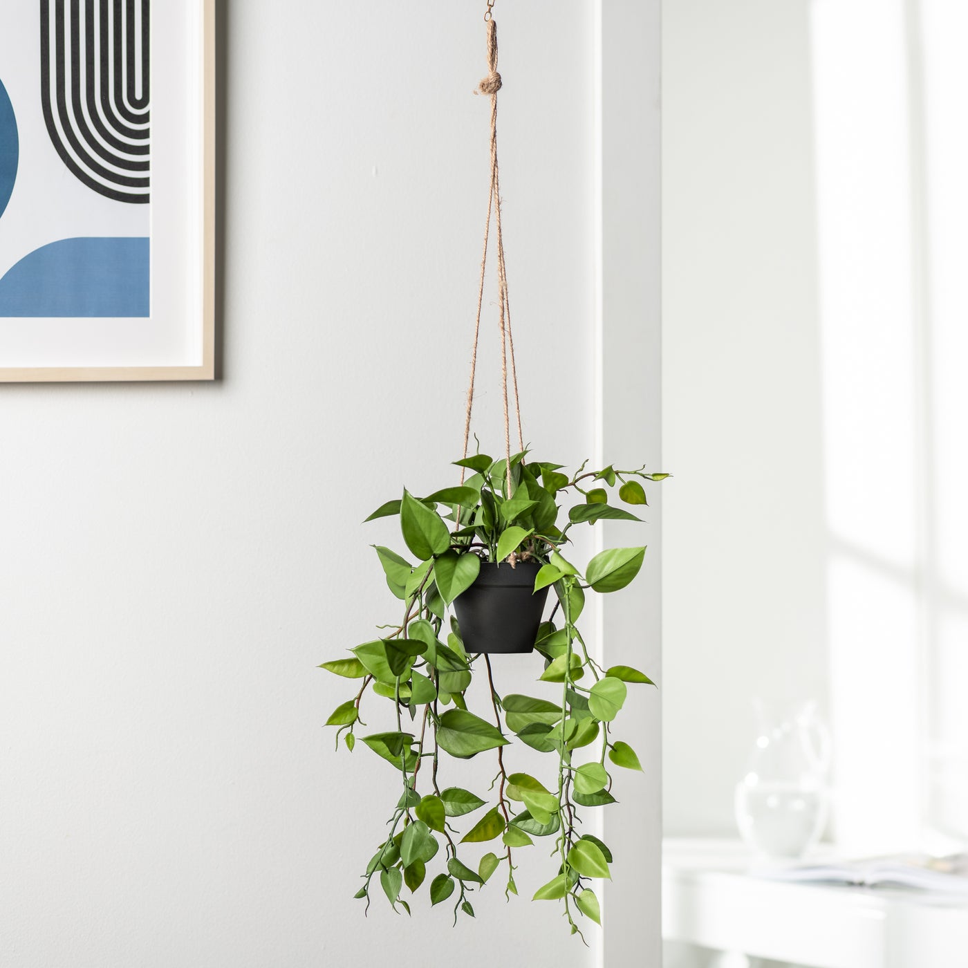 Ivy Hanging Faux Potted Plant