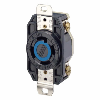 30A 250V 3-Phase Twist-Lock Receptacle