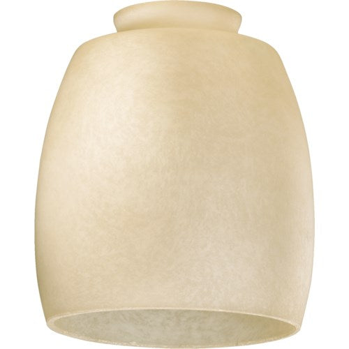 Glass Shade - Amber Scavo Barrel